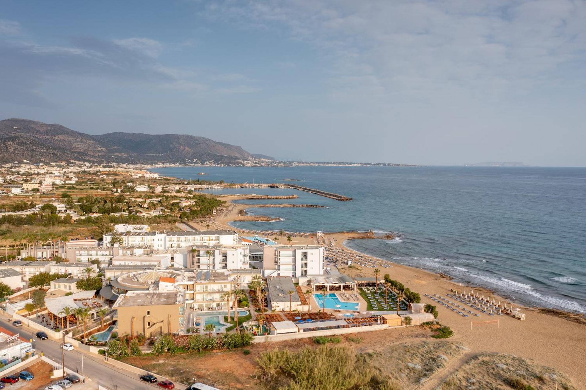 Malia Bay Beach Hotel & Bungalows Exterior photo
