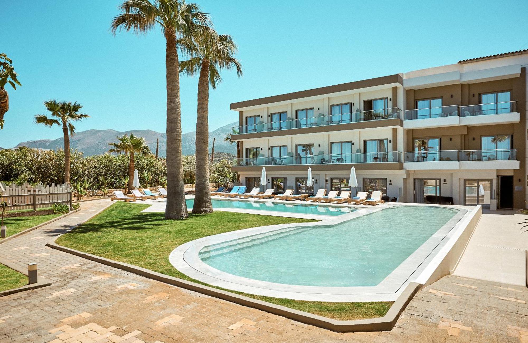 Malia Bay Beach Hotel & Bungalows Exterior photo